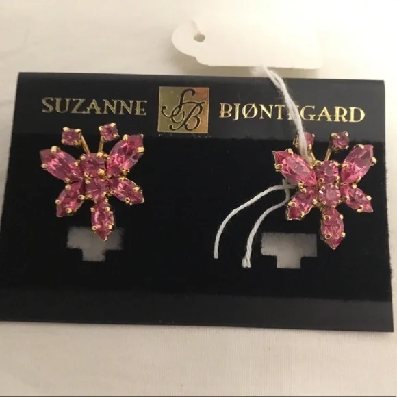 Spring Sale*** Set of 2 SUZANNE BJONTEGARD cosmetic earrings - Picture 1 of 6